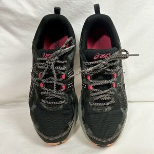 ASICS Women's GEL-Scram 4 Running Shoes Sneakers 1012A039 Size 8.5 Black Camo